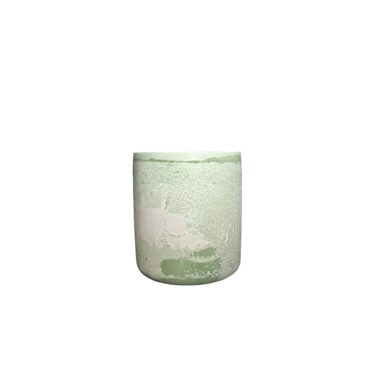 Concrete planter - tall jade inspired cylinder planter